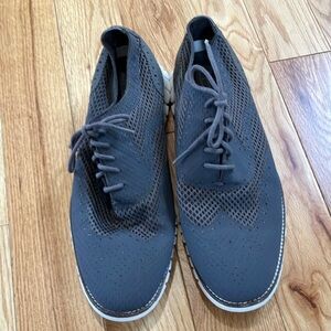 Cole Haan Grand Zero OS Gray Oxfords Light Shoes